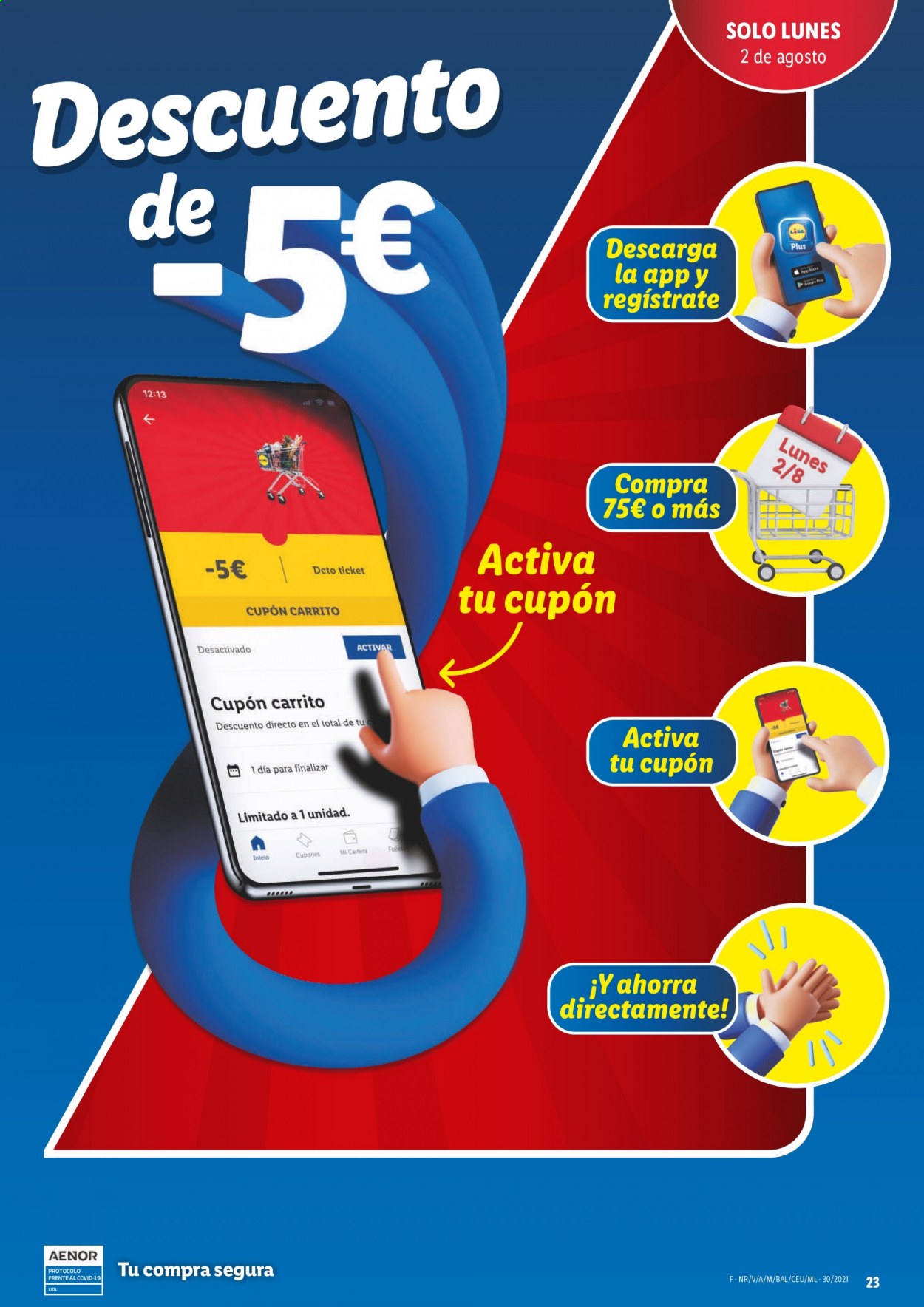 Folleto Lidl - 29/07/21 - 04/08/21. Página 23