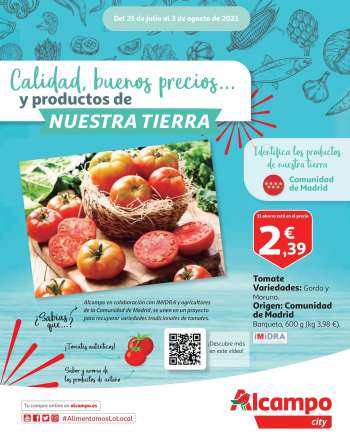Folleto actual Alcampo - 22.7.2021 - 3.8.2021.