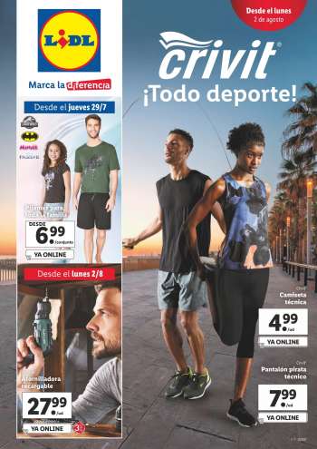 Folleto actual Lidl - 29.7.2021 - 4.8.2021.