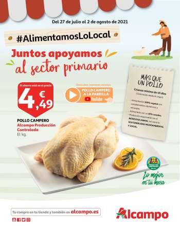 Folleto actual Alcampo - 27.7.2021 - 2.8.2021.