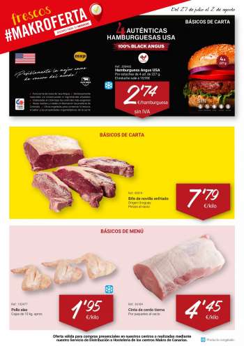 Folleto actual Makro - 27.7.2021 - 2.8.2021.