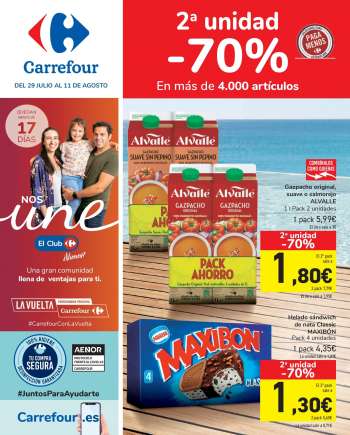 Folleto actual Carrefour - 29.7.2021 - 11.8.2021.