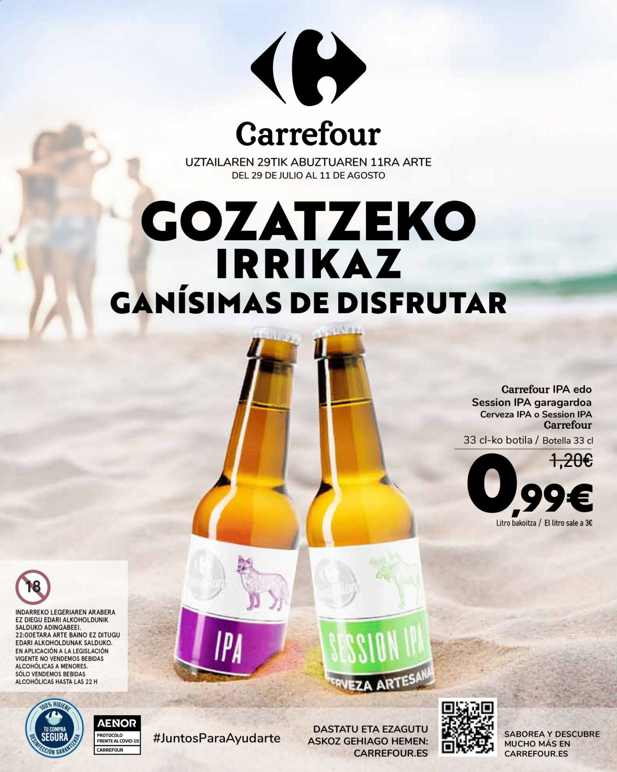 Folleto Carrefour - 29/07/21 - 11/08/21. Página 1