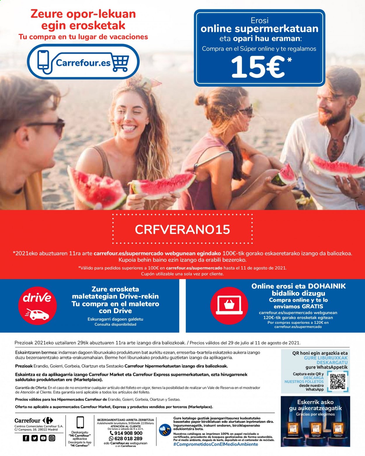 Folleto Carrefour - 29/07/21 - 11/08/21. Página 16