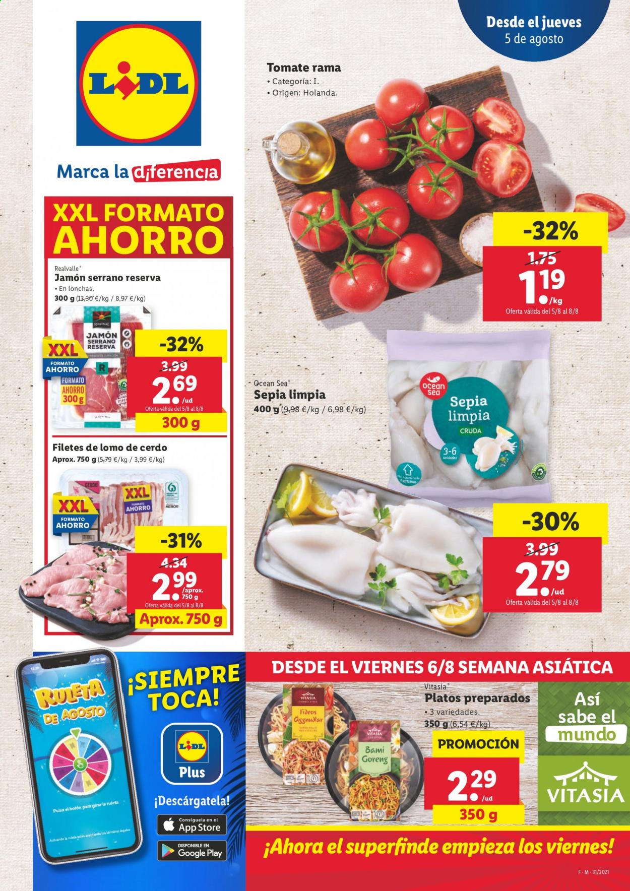 Folleto Lidl - 05/08/21 - 11/08/21. Página 1
