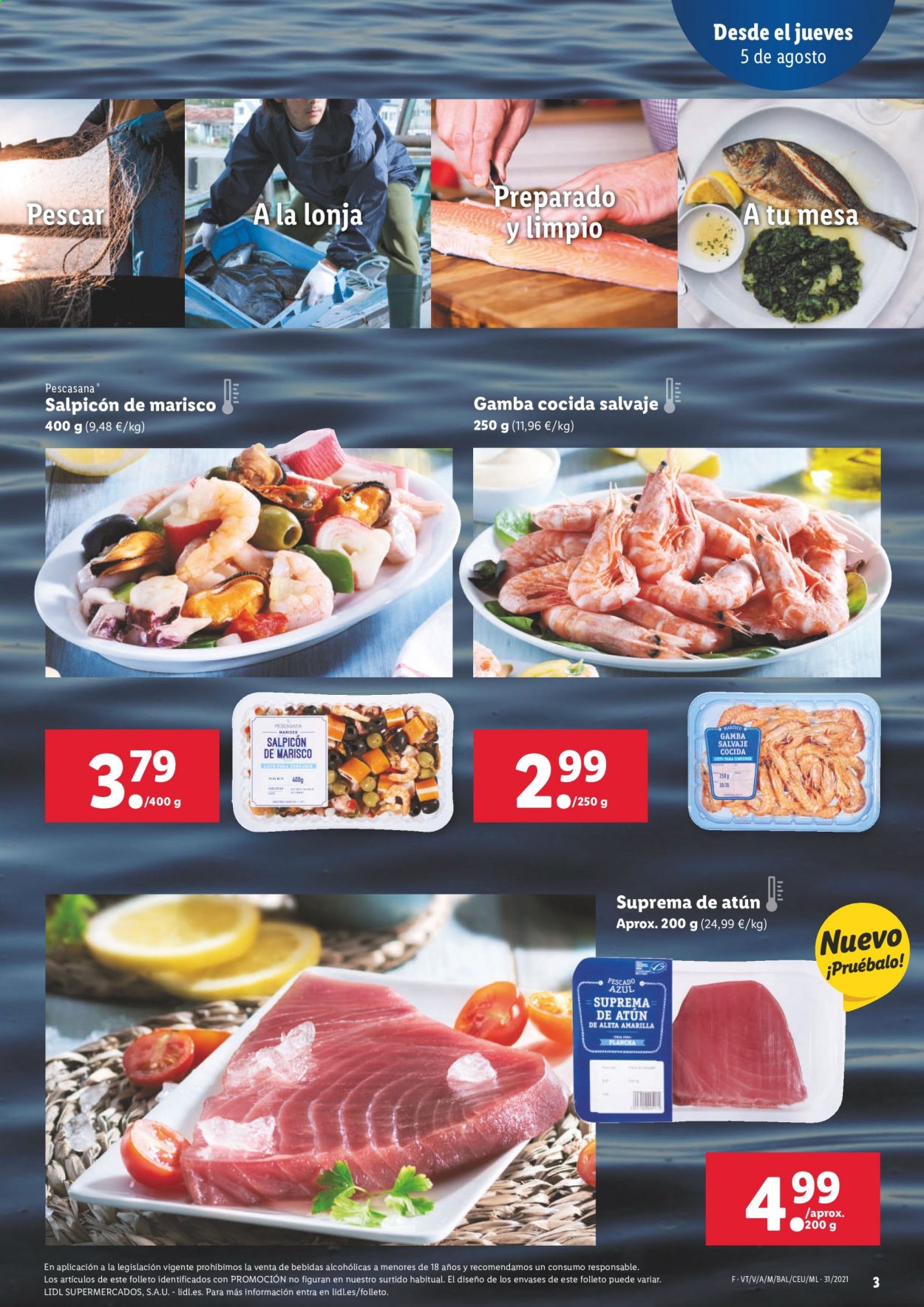 Folleto Lidl - 05/08/21 - 11/08/21. Página 3