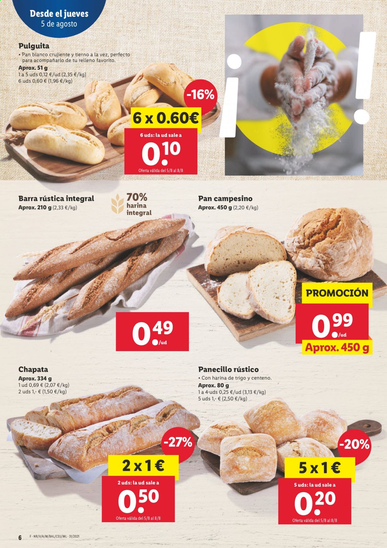 Folleto Lidl - 05/08/21 - 11/08/21. Página 6