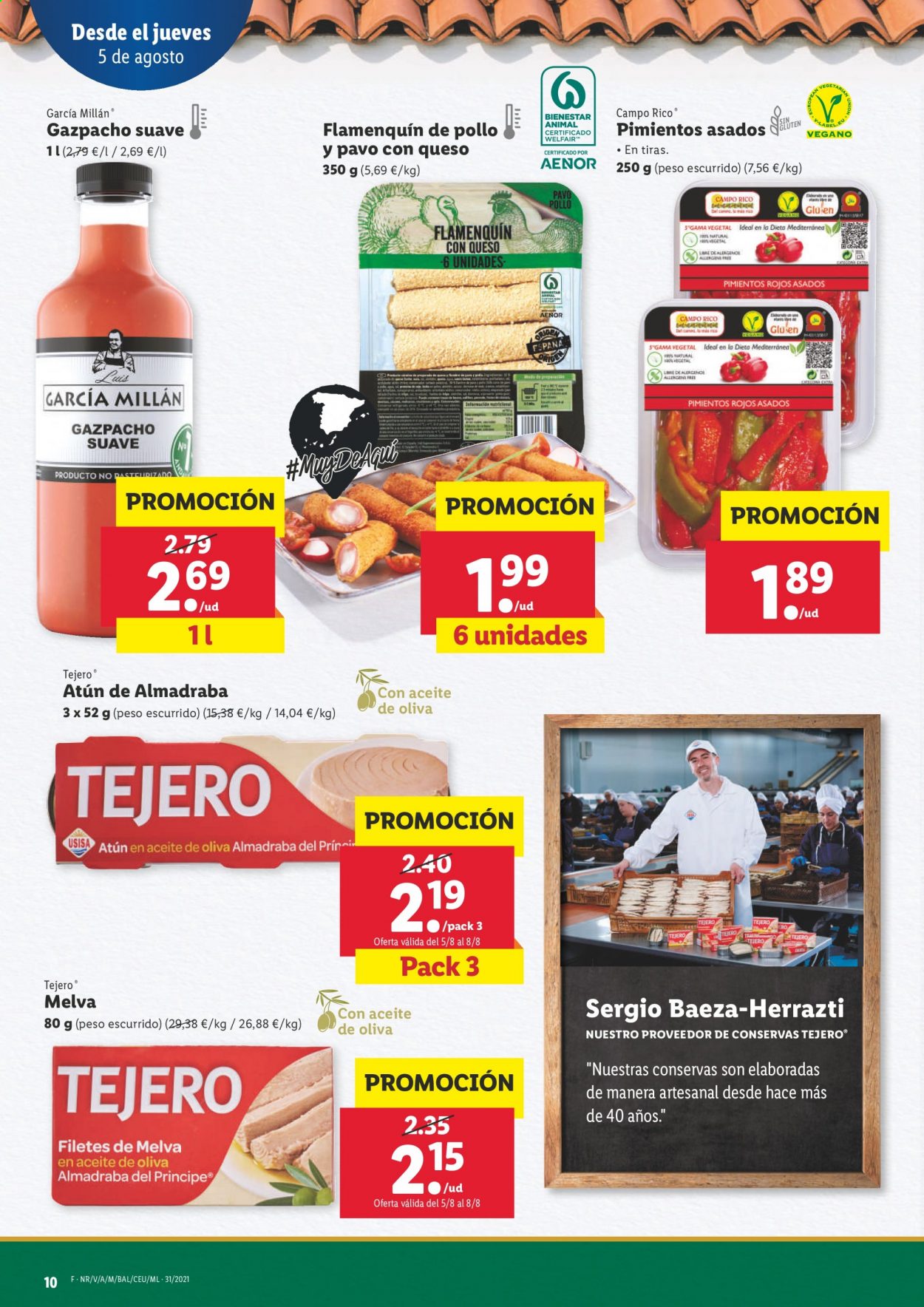 Folleto Lidl - 05/08/21 - 11/08/21. Página 10