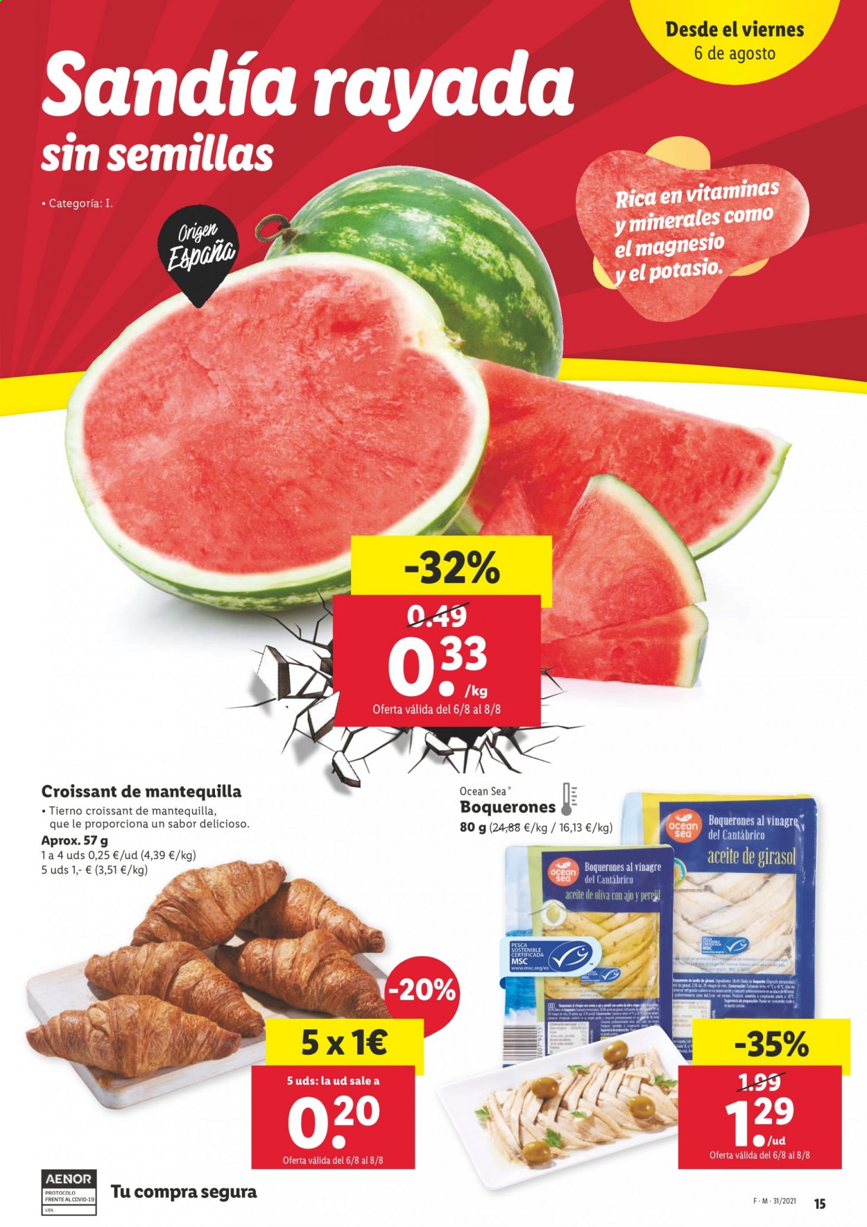 Folleto Lidl - 05/08/21 - 11/08/21. Página 15