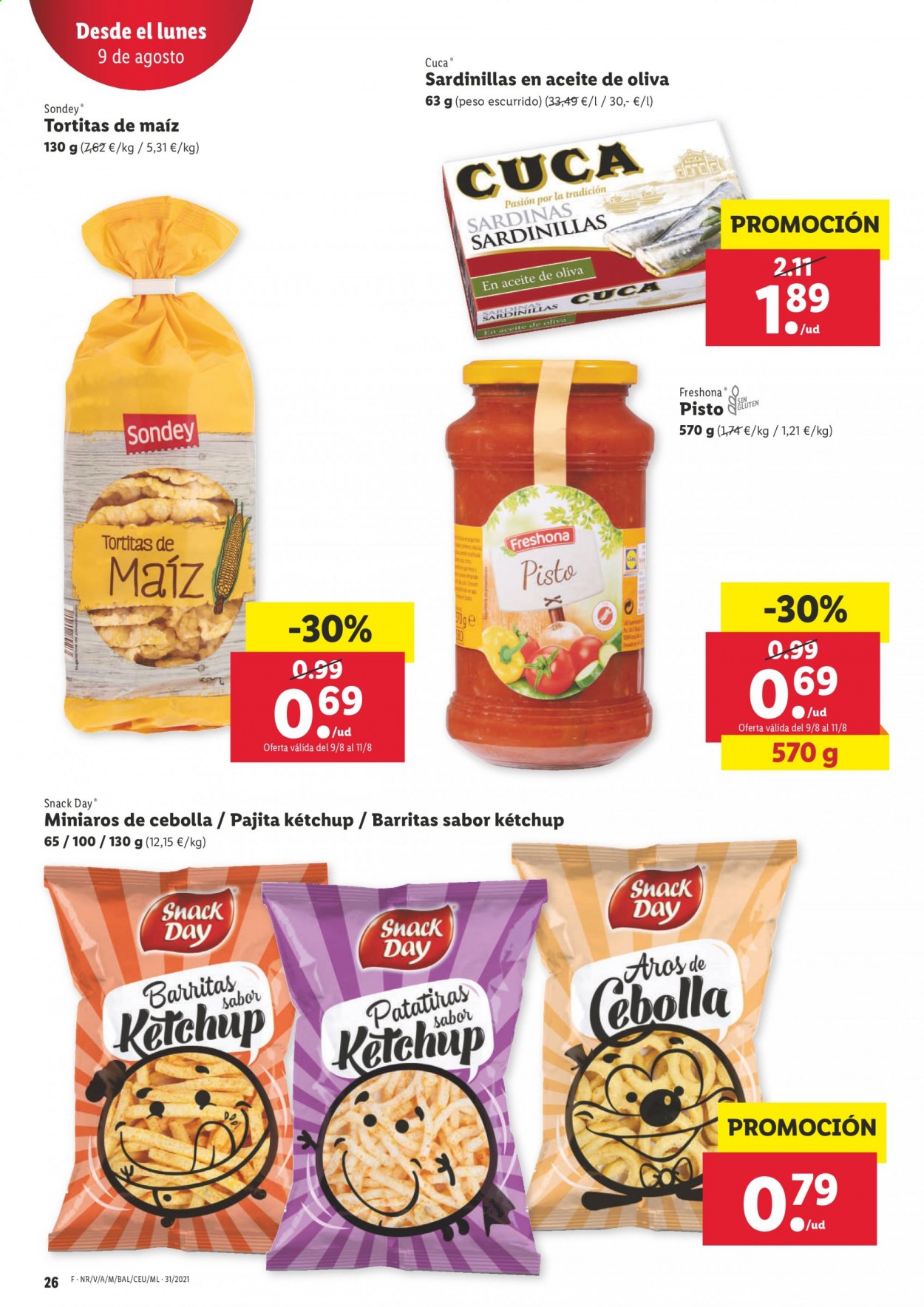 Folleto Lidl - 05/08/21 - 11/08/21. Página 26