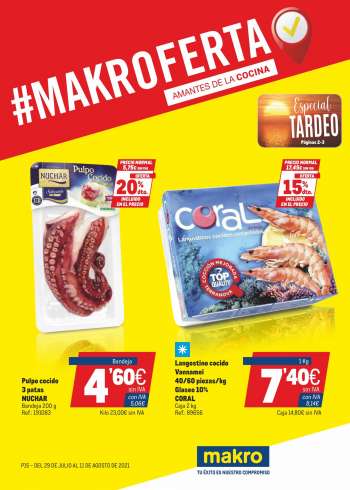 Folleto actual Makro - 29.7.2021 - 11.8.2021.