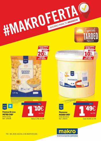 Folleto actual Makro - 29.7.2021 - 11.8.2021.