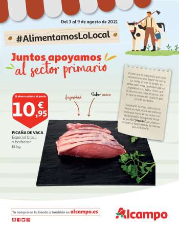 Folleto actual Alcampo - 3.8.2021 - 9.8.2021.