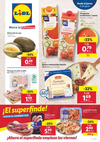 Folleto actual Lidl - 12.8.2021 - 18.8.2021.