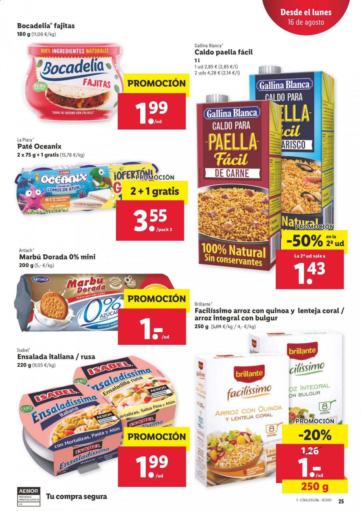 Folleto Lidl - 12/08/21 - 18/08/21. Página 25