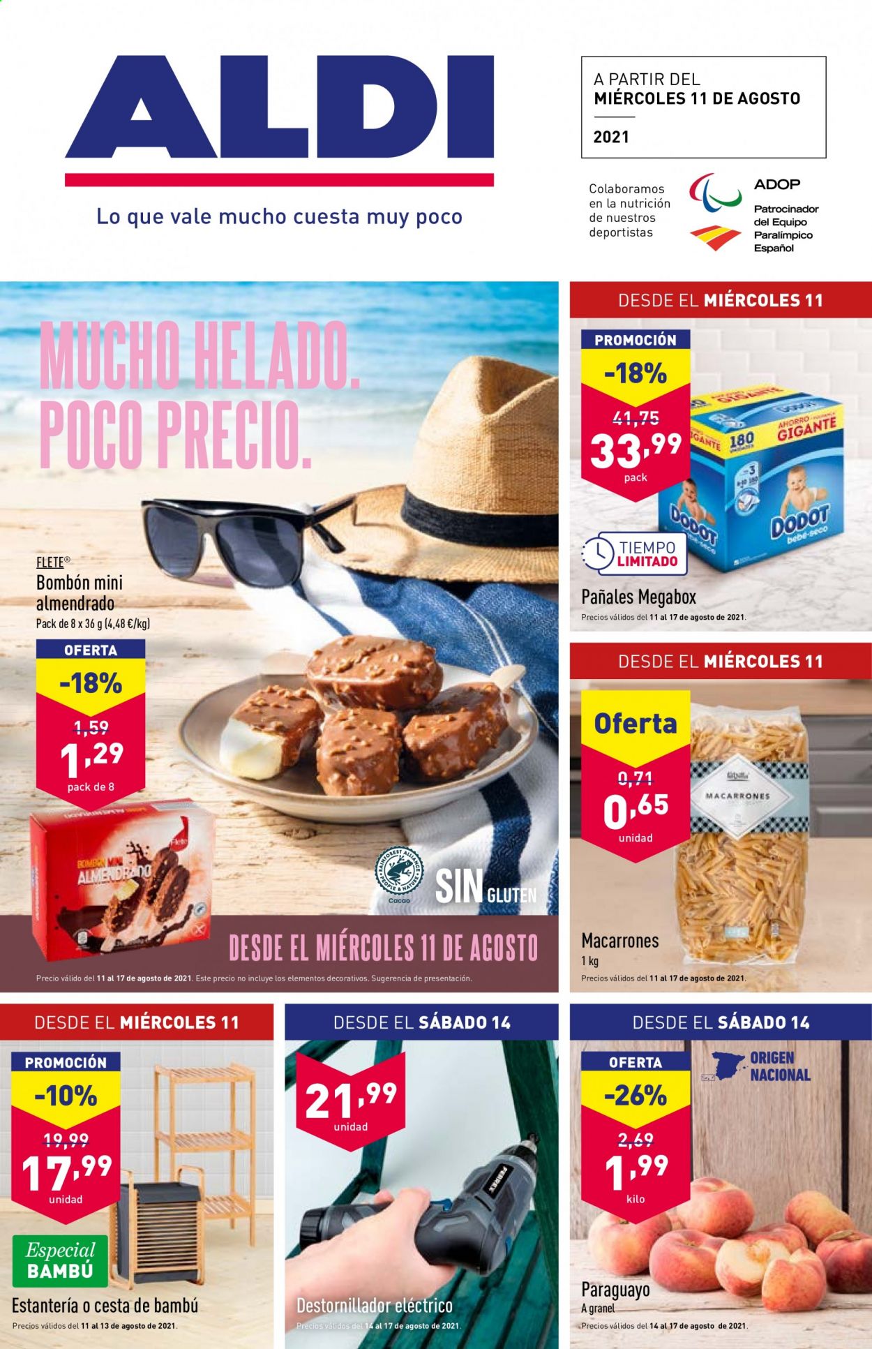 Folleto Aldi - 11/08/21 - 17/08/21. Página 1