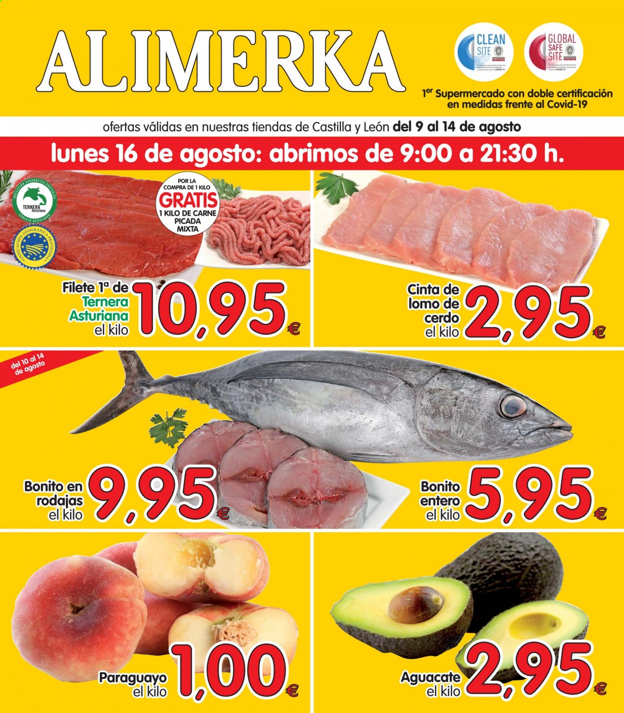 Folleto Alimerka - 09/08/21 - 14/08/21. Página 1