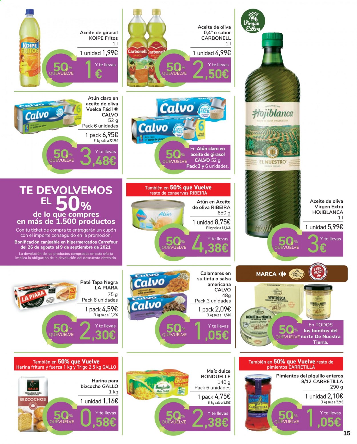 Folleto Carrefour - 12/08/21 - 25/08/21. Página 15