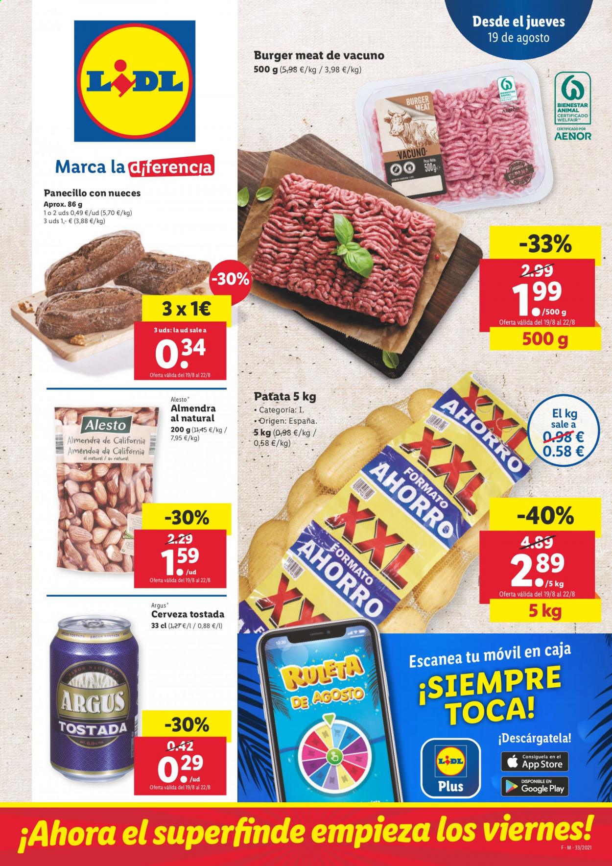 Folleto Lidl - 19/08/21 - 25/08/21. Página 1