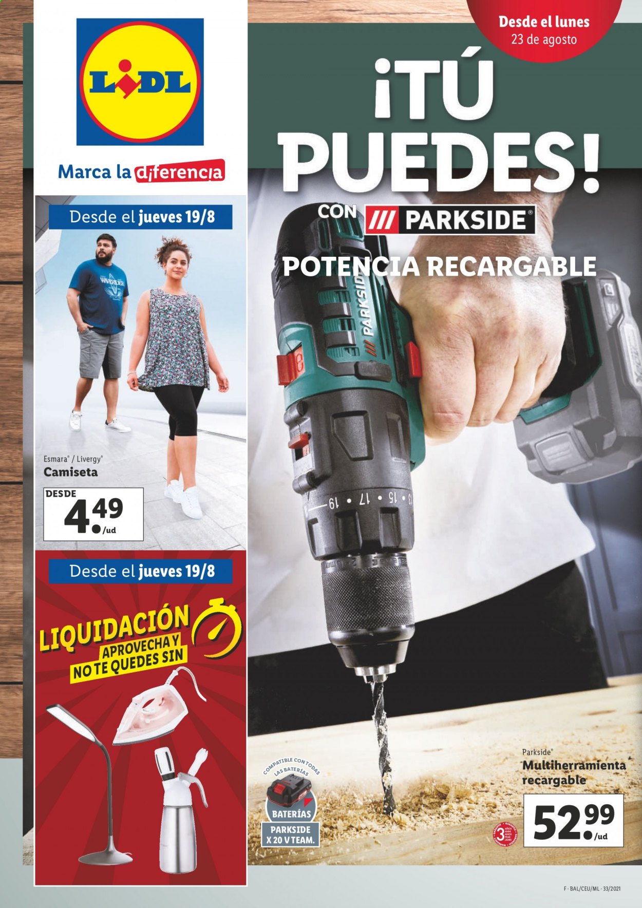 Folleto Lidl - 19/08/21 - 25/08/21. Página 1