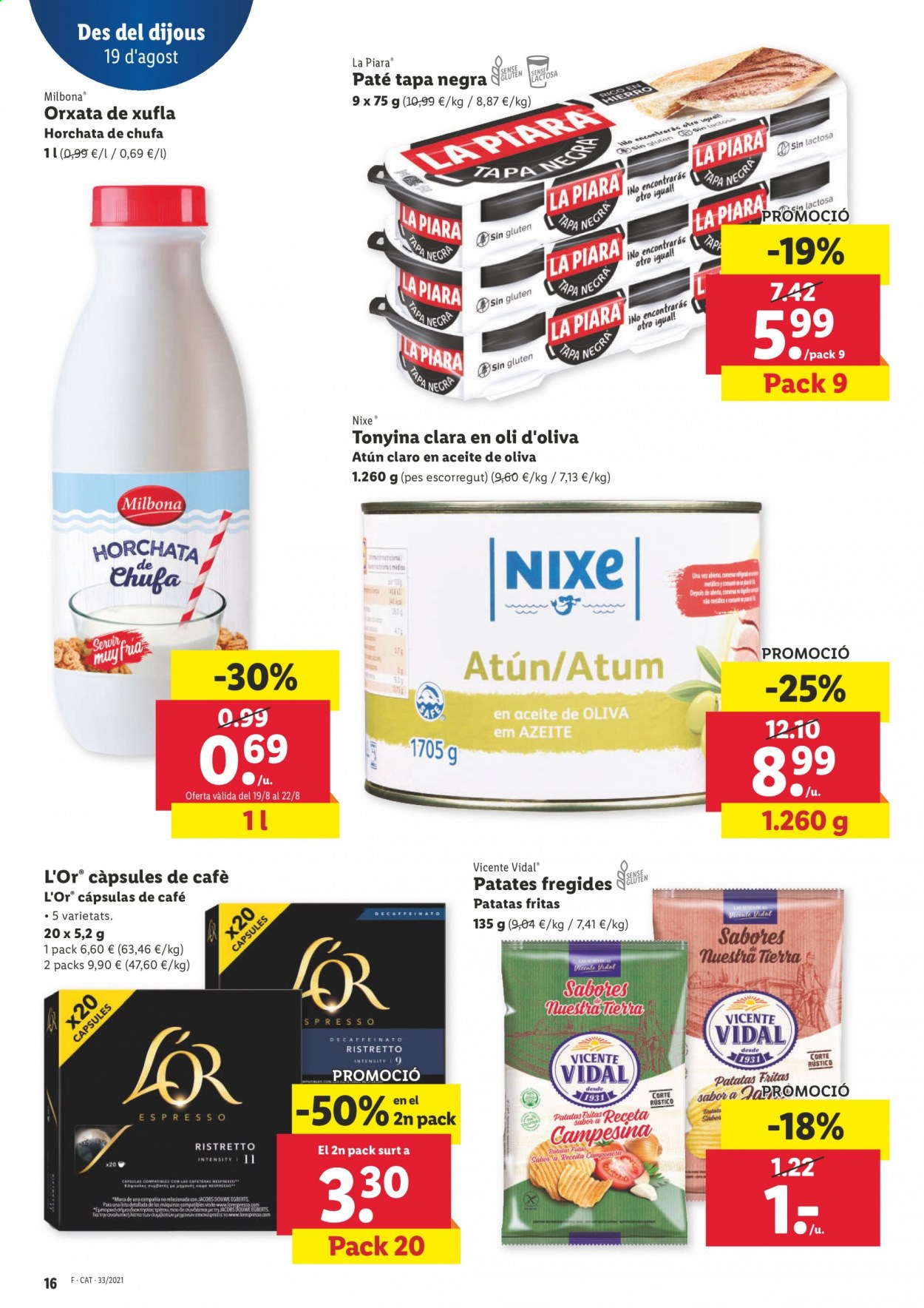 Folleto Lidl - 19/08/21 - 25/08/21. Página 16