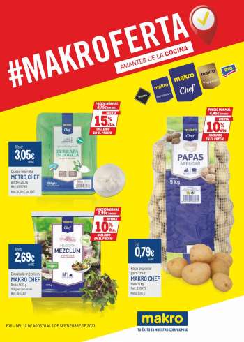Folleto actual Makro - 12.8.2021 - 1.9.2021.