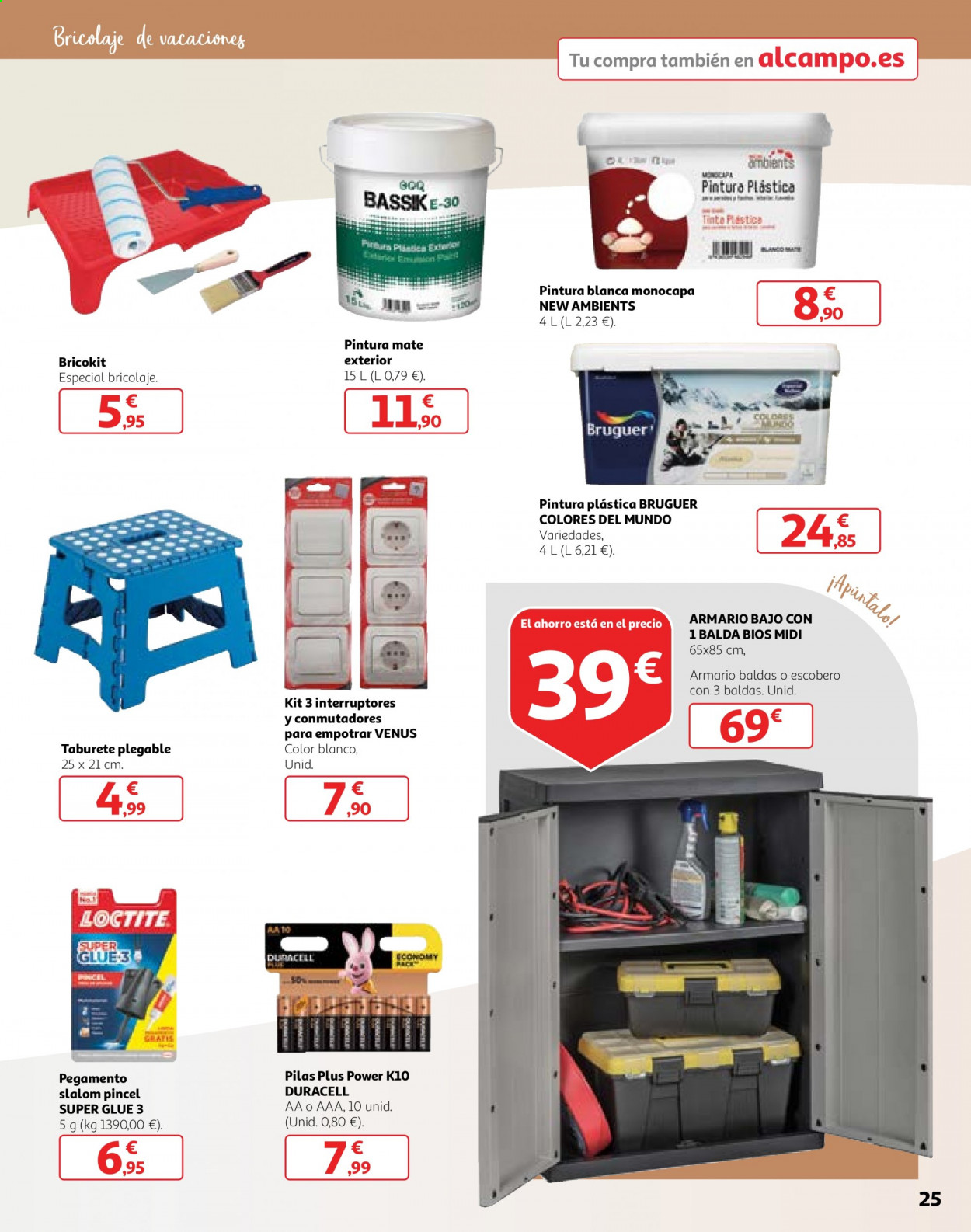 Folleto Alcampo - 18/08/21 - 31/08/21. Página 25