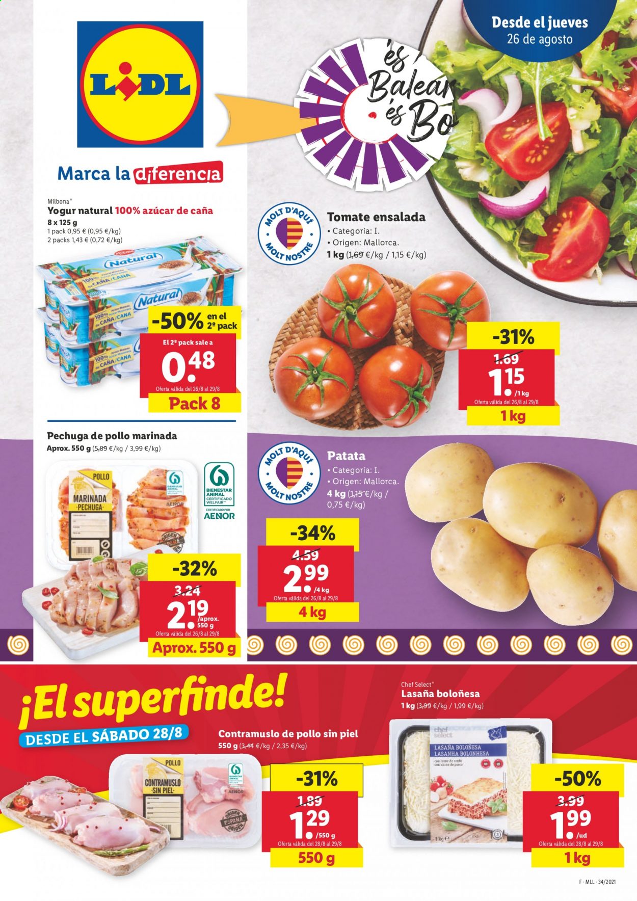 Folleto Lidl - 26/08/21 - 01/09/21. Página 1
