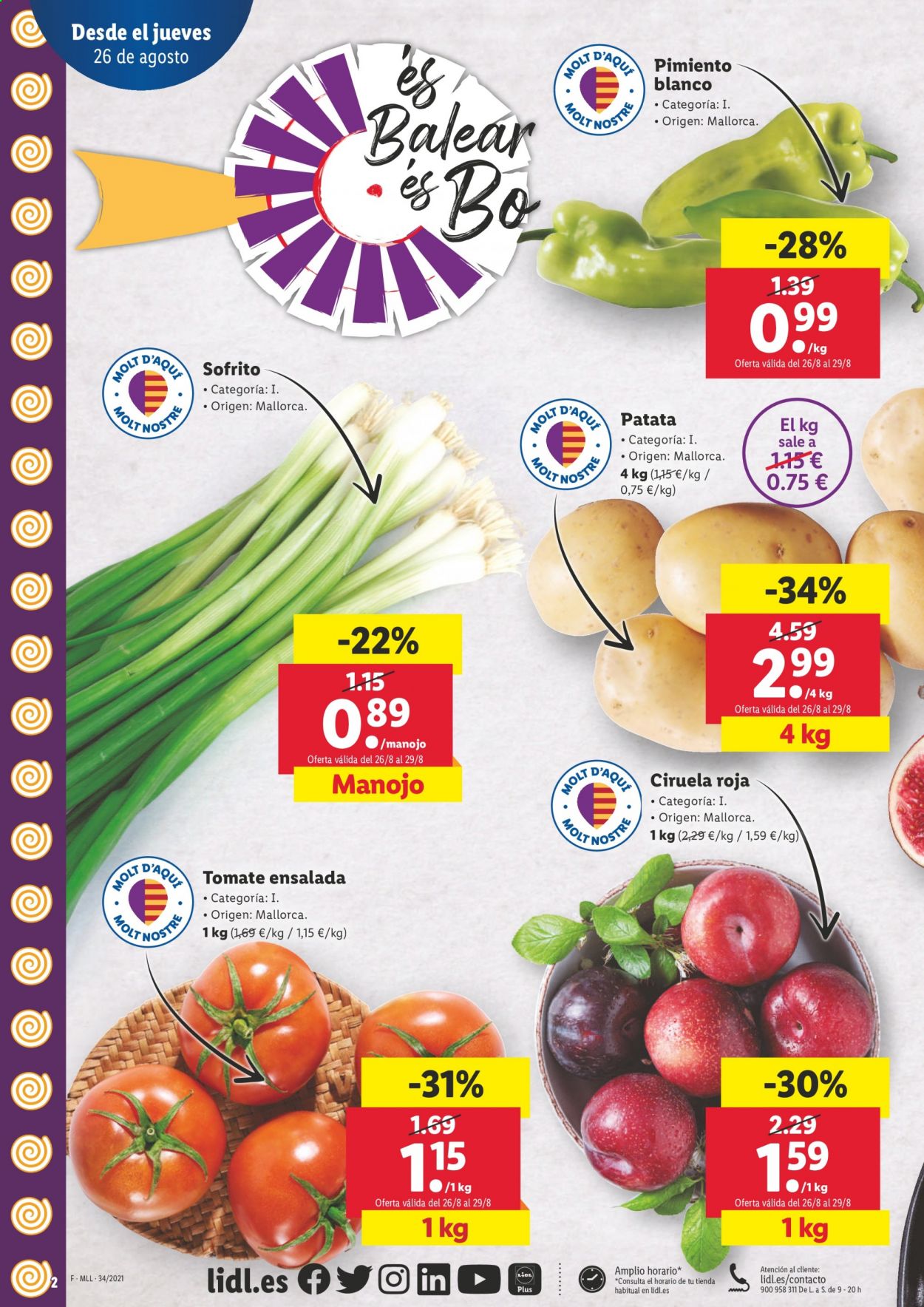 Folleto Lidl - 26/08/21 - 01/09/21. Página 2