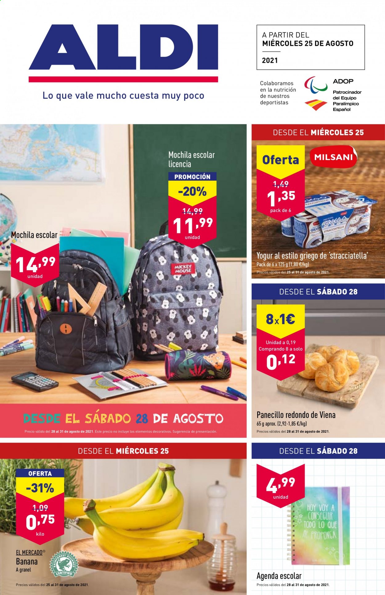 Folleto Aldi - 25/08/21 - 31/08/21. Página 1
