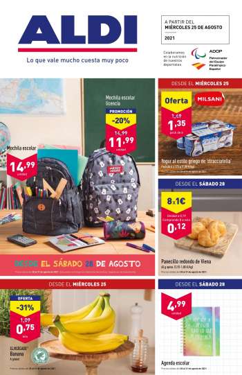 Folleto actual Aldi - 25.8.2021 - 31.8.2021.