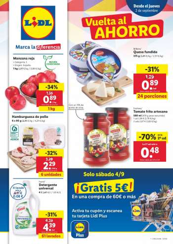 Folleto actual Lidl - 2.9.2021 - 8.9.2021.