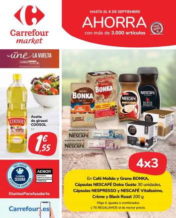 Folleto actual Carrefour - 27.8.2021 - 9.9.2021.