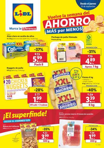 Folleto actual Lidl - 16.9.2021 - 22.9.2021.