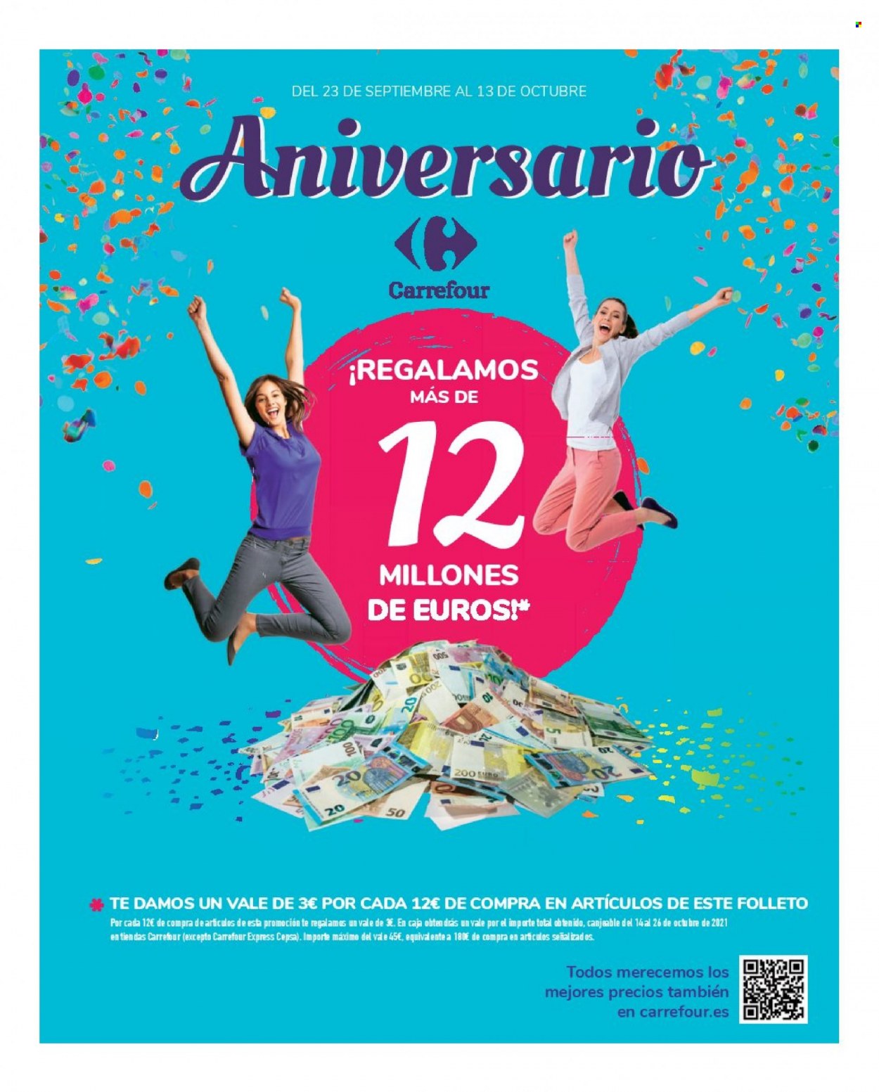 Folleto Carrefour - 23/09/21 - 13/10/21. Página 1