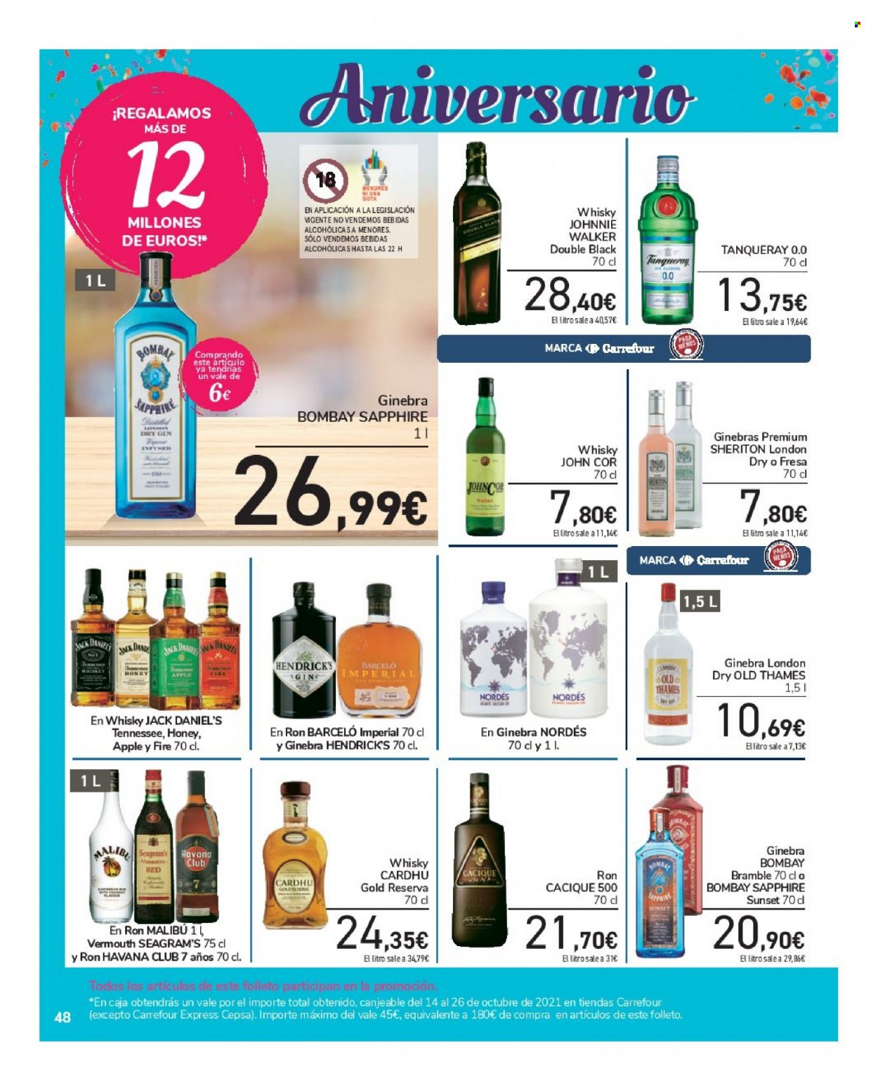 Folleto Carrefour - 23/09/21 - 13/10/21. Página 48