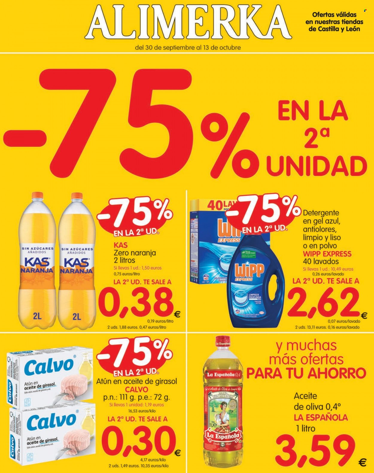 Folleto Alimerka - 30/09/21 - 13/10/21. Página 1
