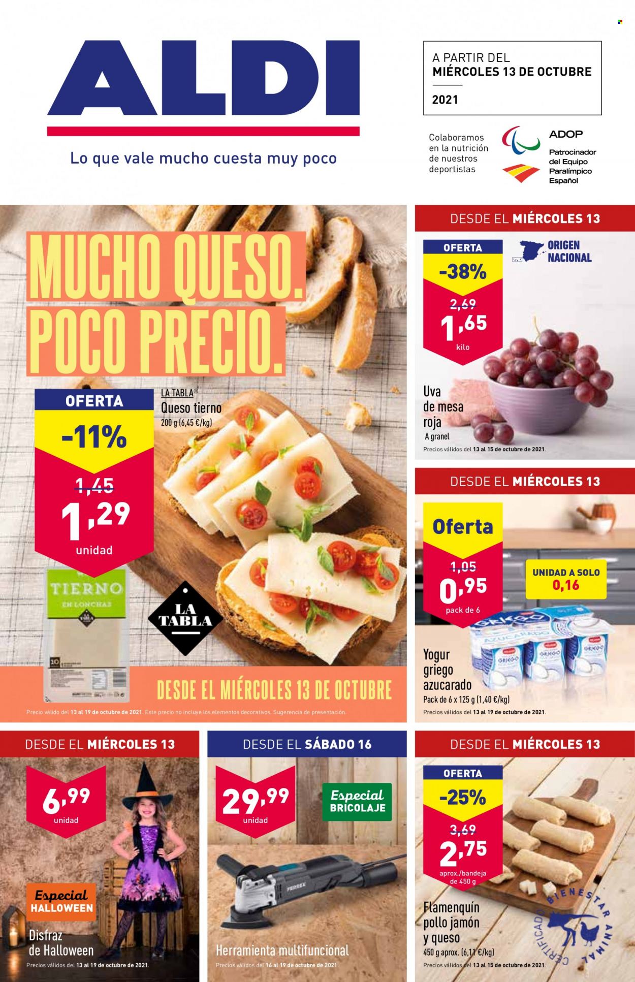 Folleto Aldi - 13/10/21 - 19/10/21. Página 1