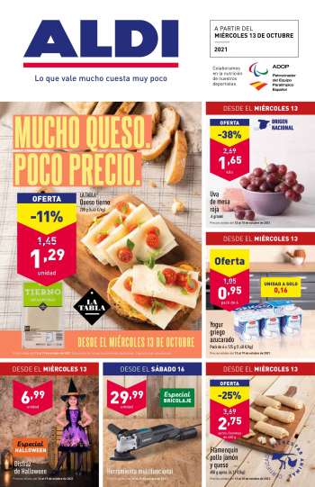 Folleto actual Aldi - 13/10/21 - 19/10/21.