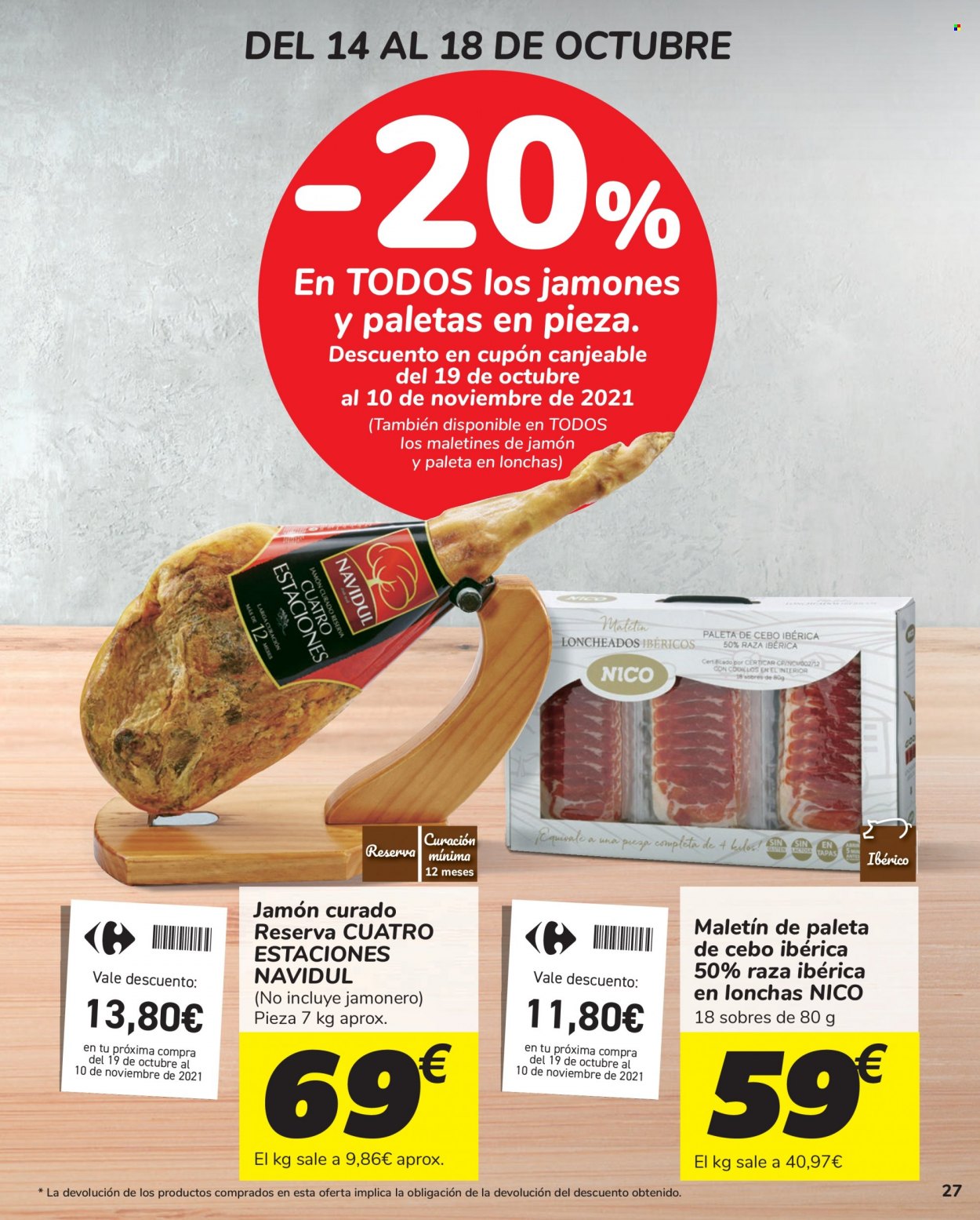 Folleto Carrefour - 14/10/21 - 26/10/21. Página 27