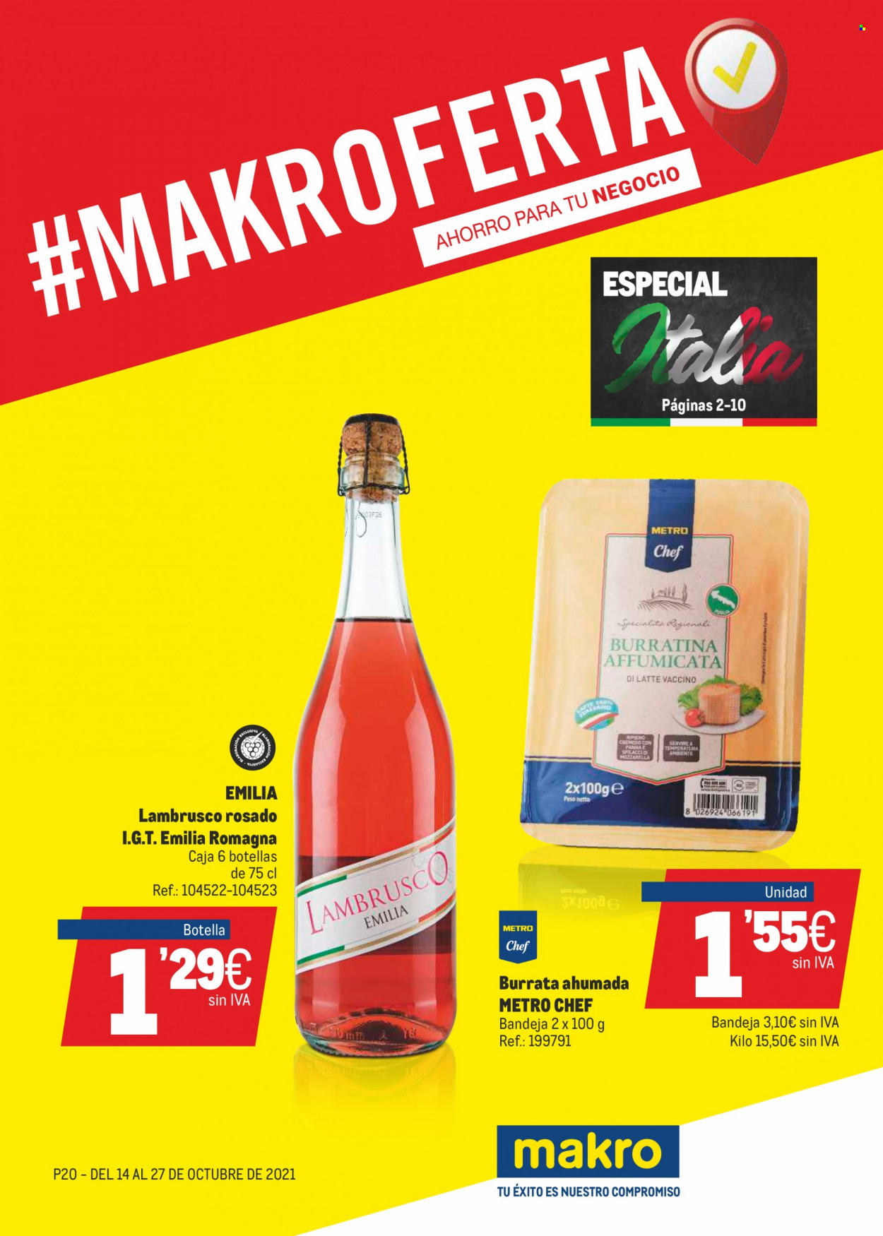 Folleto Makro - 14/10/21 - 27/10/21. Página 1