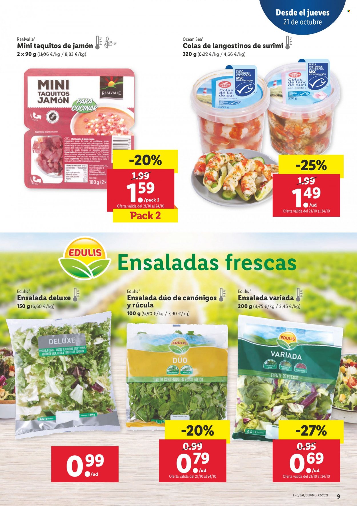 Folleto Lidl - 21/10/21 - 27/10/21. Página 9