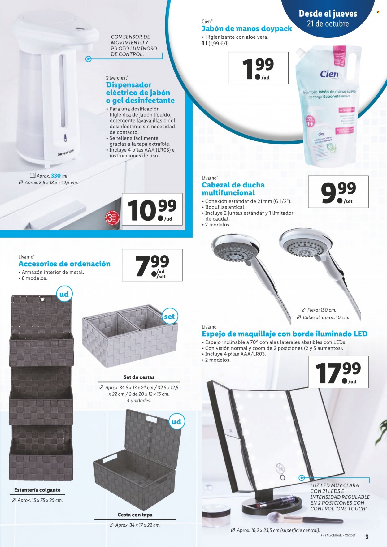 Folleto Lidl - 21/10/21 - 27/10/21. Página 3