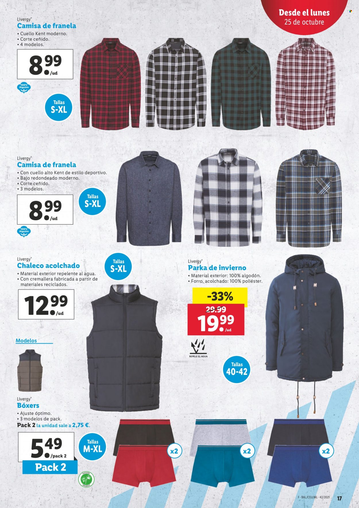 Folleto Lidl - 21/10/21 - 27/10/21. Página 17