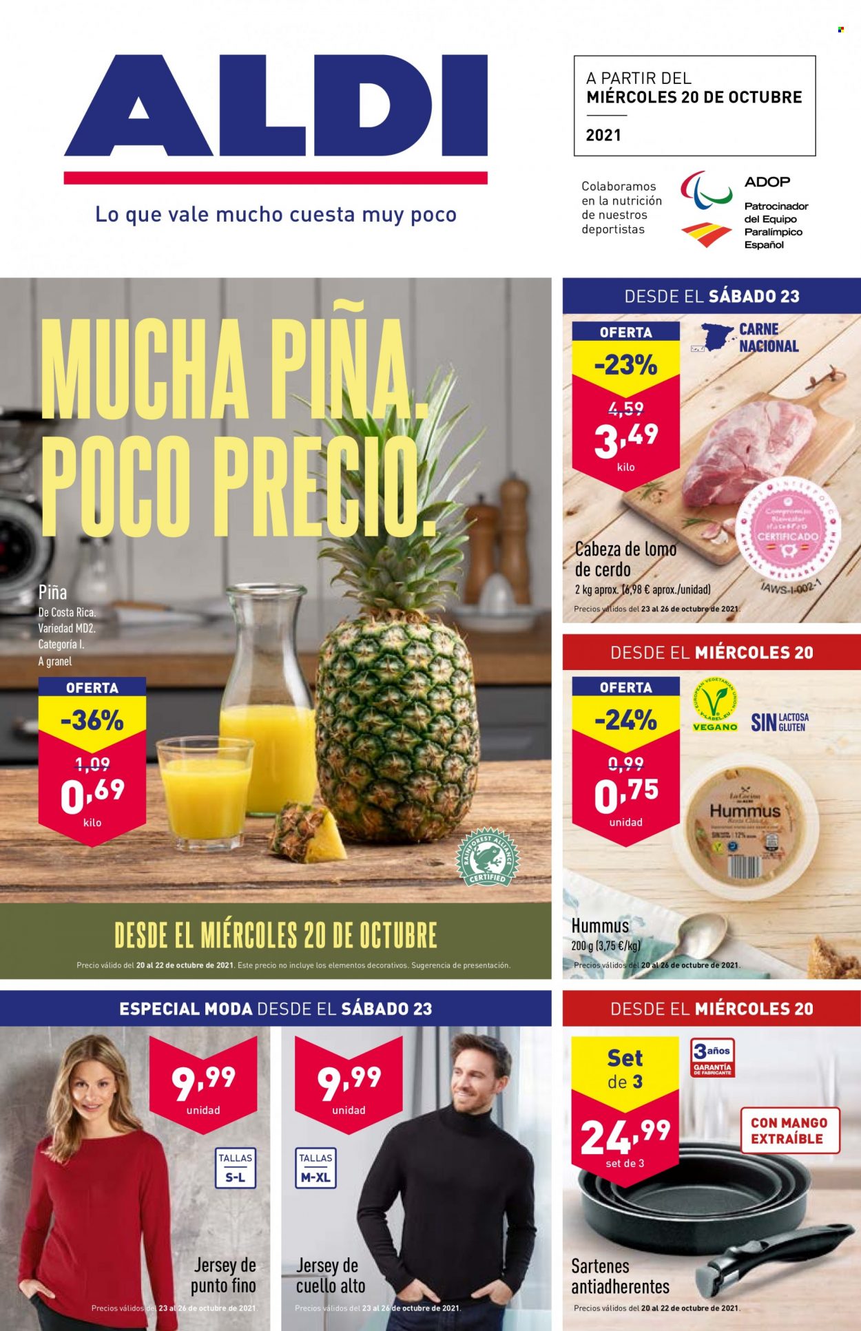 Folleto Aldi - 20/10/21 - 26/10/21. Página 1