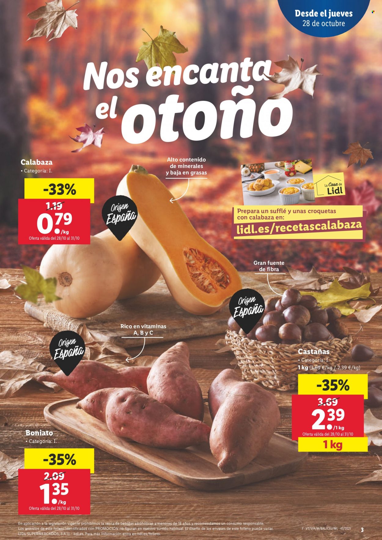 Folleto Lidl - 28/10/21 - 03/11/21. Página 3