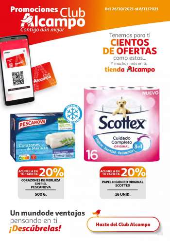 Folleto actual Alcampo - 26/10/21 - 08/11/21.