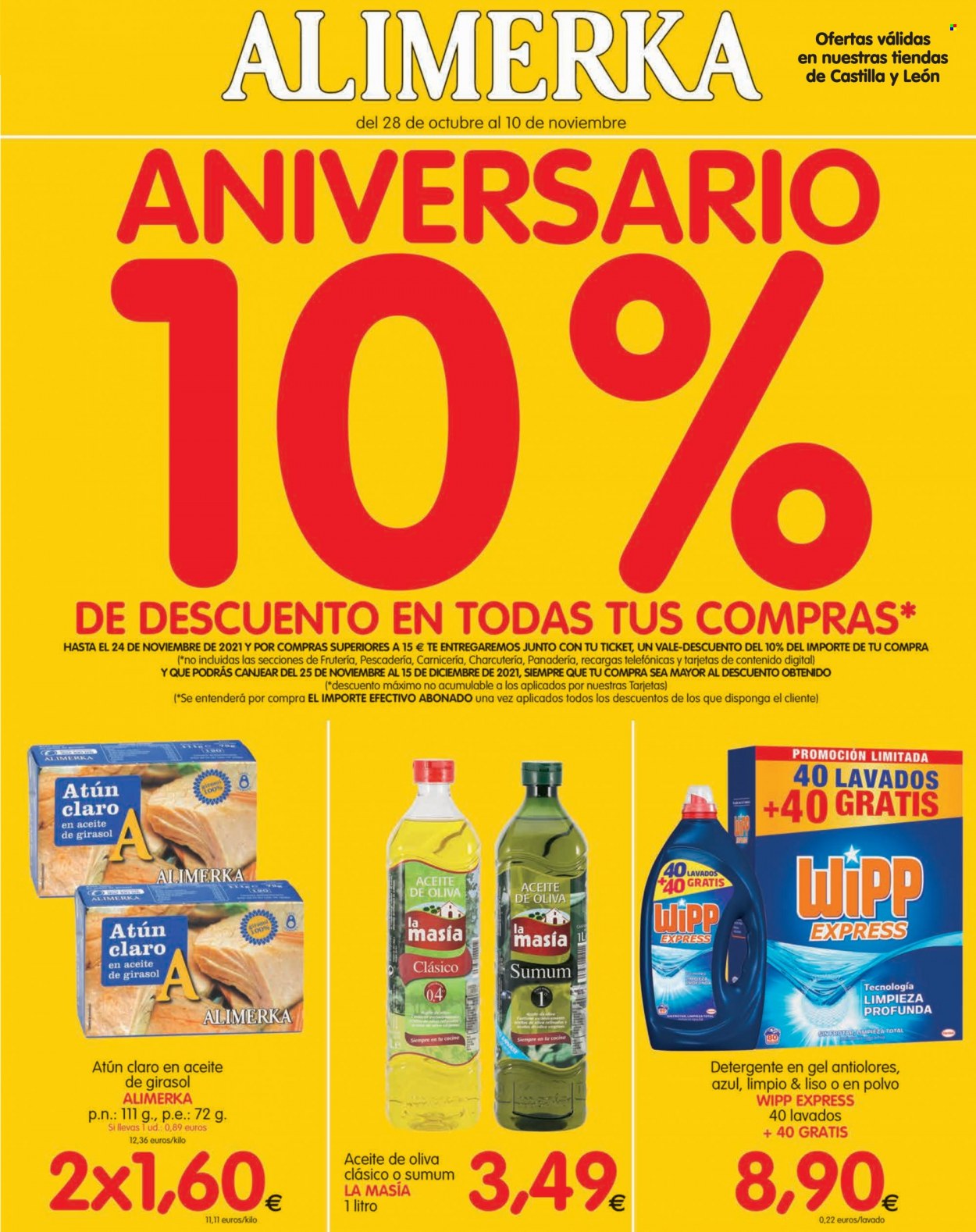 Folleto Alimerka - 28/10/21 - 10/11/21. Página 1