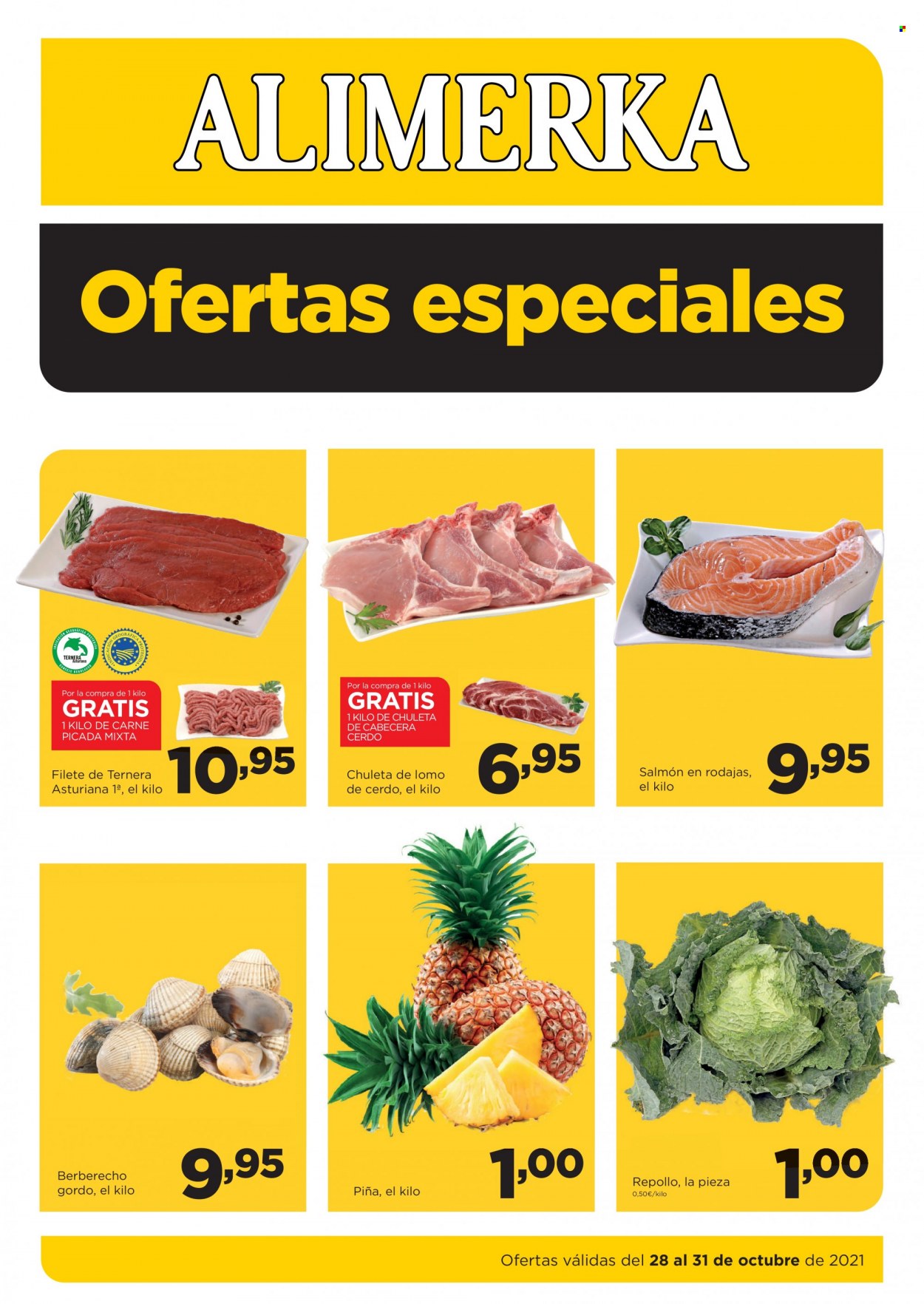 Folleto Alimerka - 28/10/21 - 31/10/21. Página 1