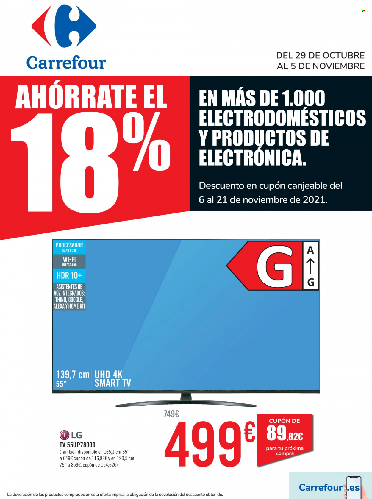 Folleto Carrefour - 29/10/21 - 05/11/21. Página 1